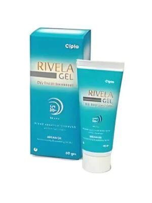 Rivela Dry Touch Sunscreen Gel SPF 30+ – Broad Spectrum Sun Protection with Vitamin E