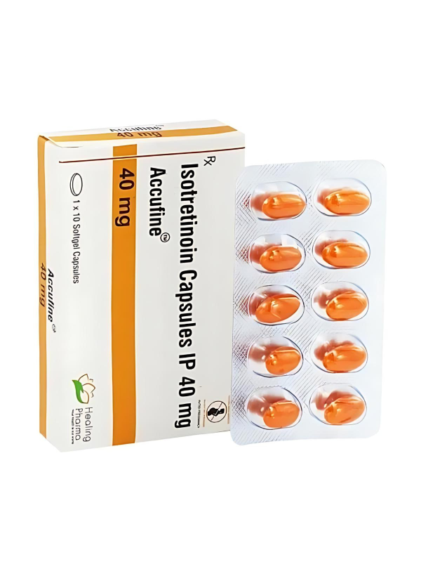 IVM_811_01 Accufine 40mg Softgel Capsule – High-Strength Retinoid Acne Treatment