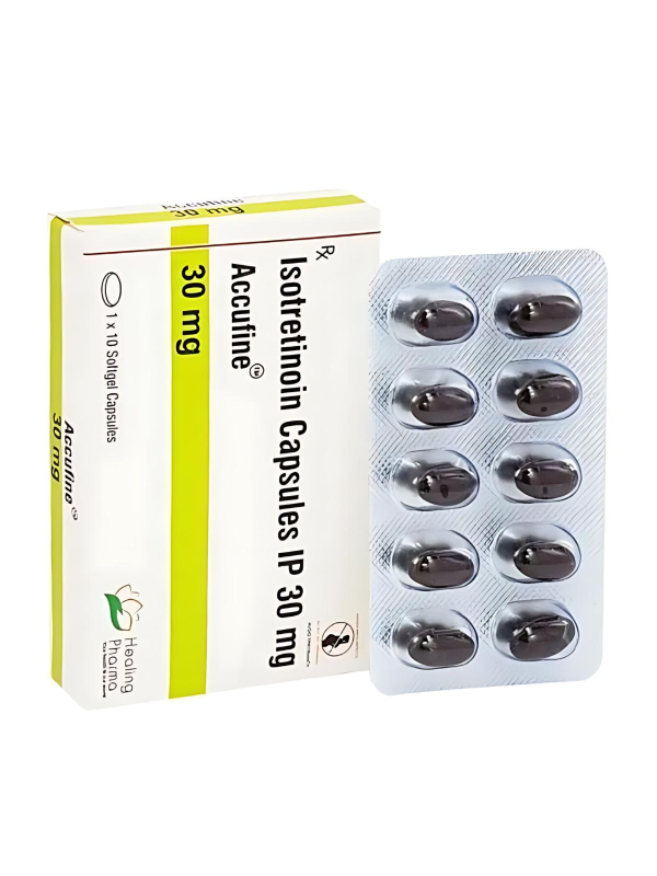 IVM_812_01 Accufine 30mg Softgel Capsule - Advanced Acne Treatment