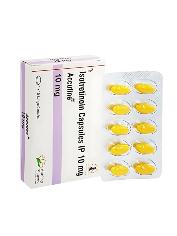 IVM_814_01 Accufine 10mg Softgel Capsule – Oral Isotretinoin for Severe Acne Treatment