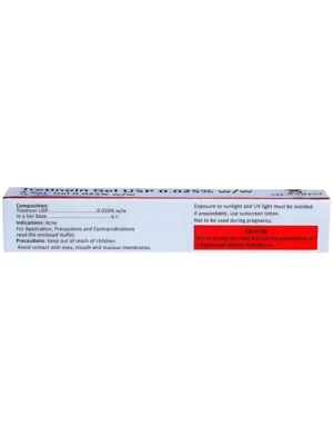 A-Ret 0.05% Gel – Mid-Strength Tretinoin Gel for Acne, Anti-Aging & Skin Renewal