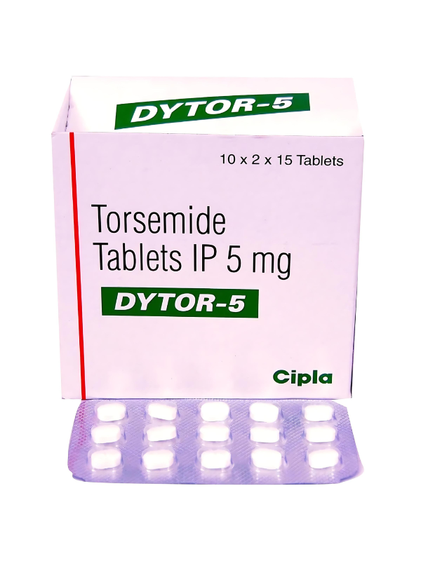 Dytor 5 mg Tablet (Torasemide 5 mg)