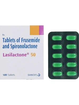 Lasilactone 50 mg Tablet (Furosemide 20 mg/Spironolactone 50 mg)