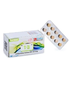T-3 (Liothyronine Sodium B.P 25mcg.)