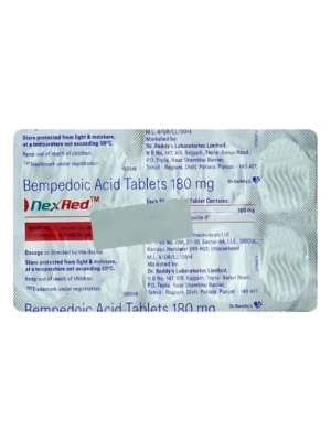 Nexred Tablet (Bempedoic acid)