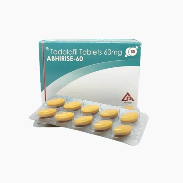 Abhirise 60mg (Tadalafil) - Extended-Duration Erectile Dysfunction Treatment