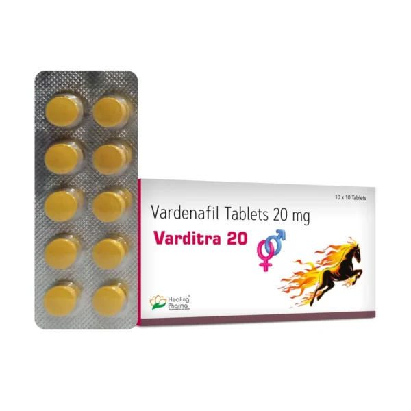 Varditra 20mg (Vardenafil) - High-Strength Erectile Dysfunction Treatment