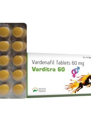 Varditra 60mg (Vardenafil) - High-Strength Erectile Dysfunction Treatment