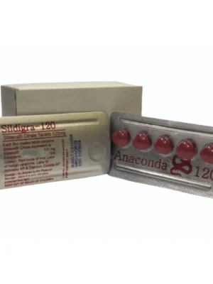 Anaconda 120mg (Sildenafil Citrate) - High-Potency Erectile Dysfunction Treatment