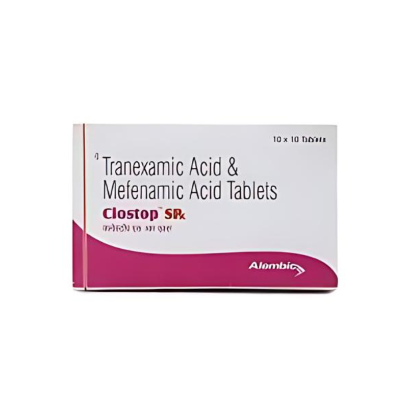Clostop Srx Tablet (Tranexamic Acid /Mefenamic Acid)
