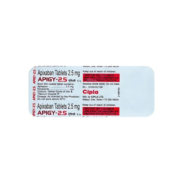 IVM_1038_01 Apigy Tablet (Apixaban)