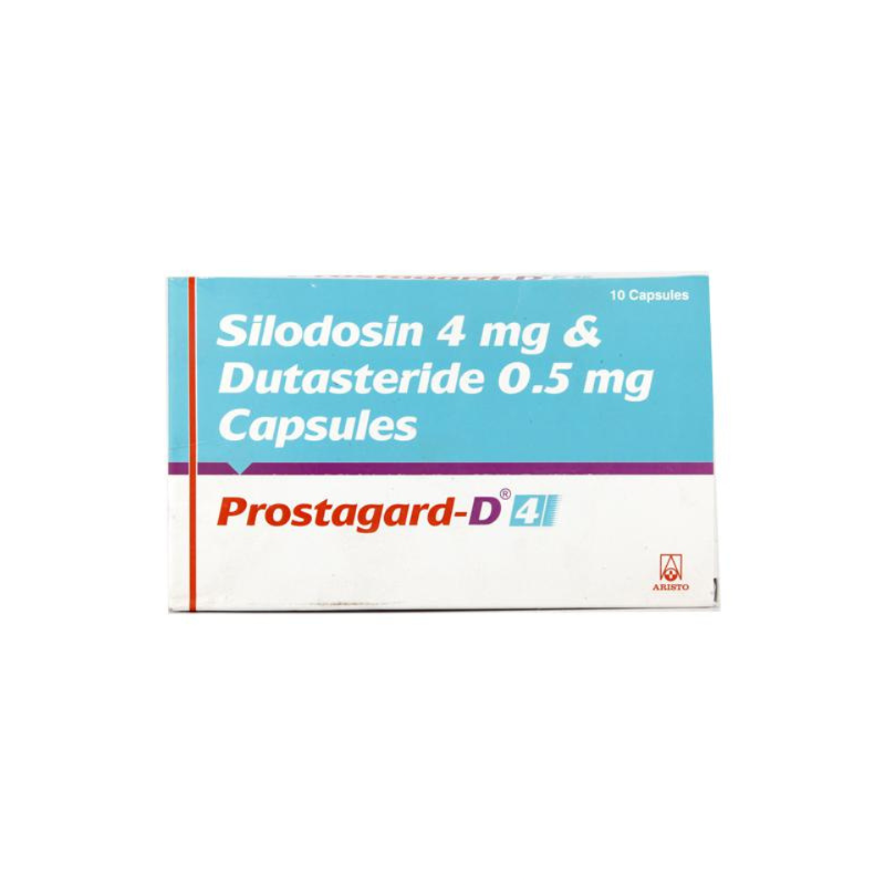 Prostagard D4 Capsule (Silodosin 4 mg / Dutasteride 0.5 mg)