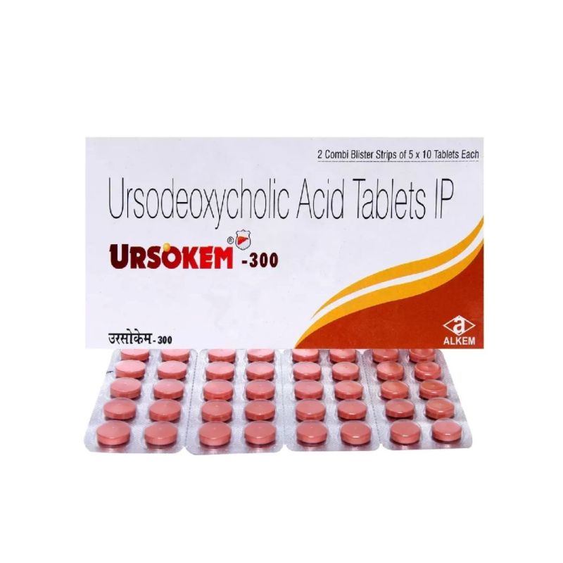 Ursokem 300 Tablet (Ursodeoxycholic Acid 300 mg)