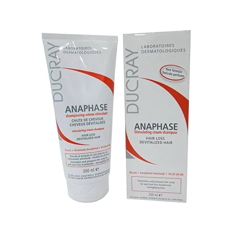 Ducray Anaphase Shampoo (Tocopherol Nicotinate/Ruscus/Vitamin complex)