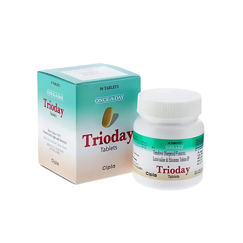 Trioday Tablet (Lamivudine/Tenofovir/Efavirenz)