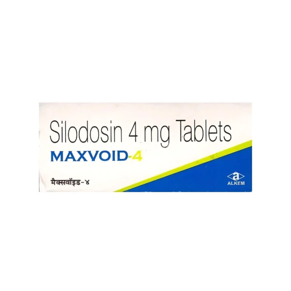 Maxvoid 4 mg Tablet (Silodosin 4 mg)