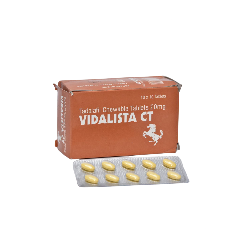 Vidalista CT 20 mg (Tadalafil) – Chewable Tablets