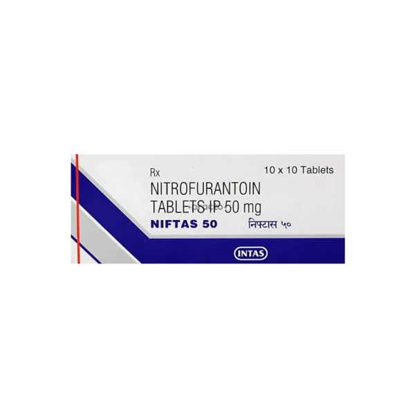 Niftas 50 mg Tablet (Nitrofurantoin 50 mg)