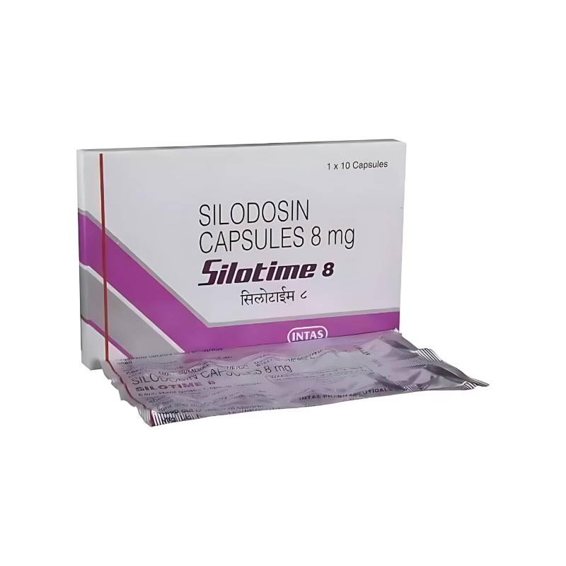 Silotime 8 mg Capsule (Silodosin 8 mg)