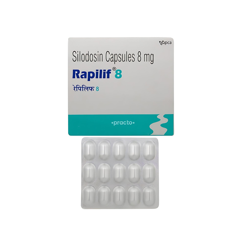 Rapilif 8 mg Capsule (Silodosin)