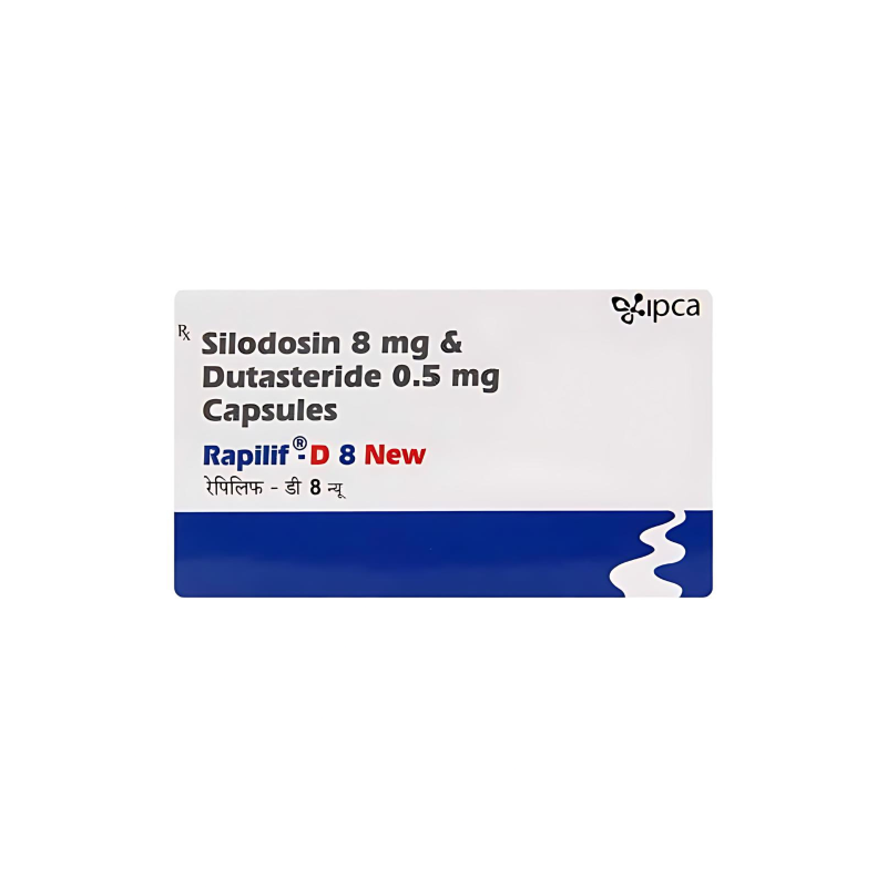 Rapilif D 8 New Capsule (Silodosin 8 mg/Dutasteride 0.5 mg)