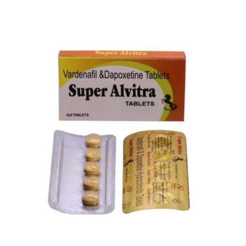 IVM_1436_01 Super Alvitra (Vardenafil + Dapoxetine) – Dual-Action ED & Premature Ejaculation Treatment