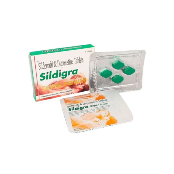 Sildigra Super Power 160mg (Sildenafil + Dapoxetine) – Dual Treatment for ED & Premature Ejaculation
