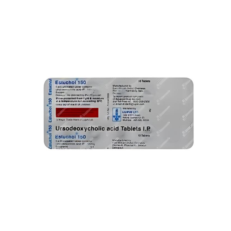 Estuchol 150 mg Tablet (Ursodeoxycholic Acid 150 mg)