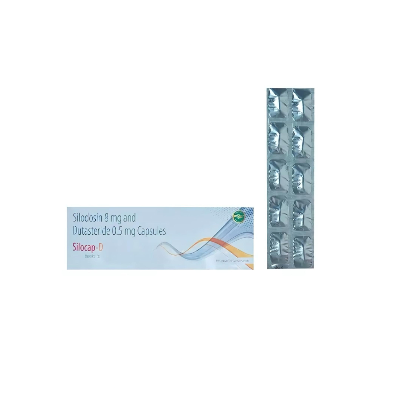 Silocap D Capsules (Silodosin 8 mg/Dutasteride 0.5 mg)