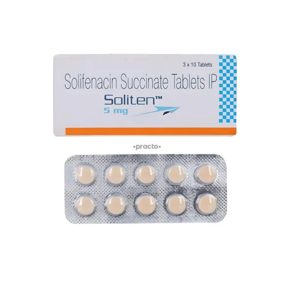 Soliten 5 mg Tablet (Solifenacin 5 mg)