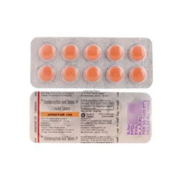 Ursetor 150 mg Tablet (Ursodeoxycholic 150)