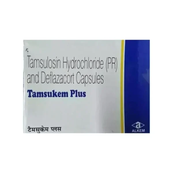 Tamsukem Plus (Tamsulosin and Deflazacort) Tablet