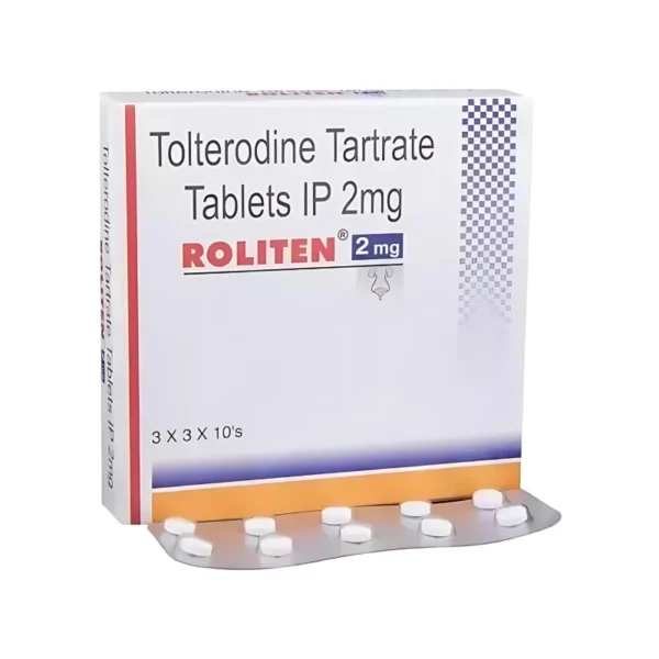 Roliten 2mg Tablet (Tolterodine)