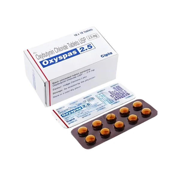 Oxyspas 2.5 Tablet (Oxybutynin)