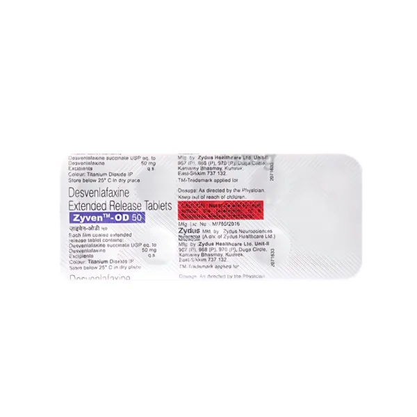 Zyven-OD Tablet ER (Desvenlafaxine)