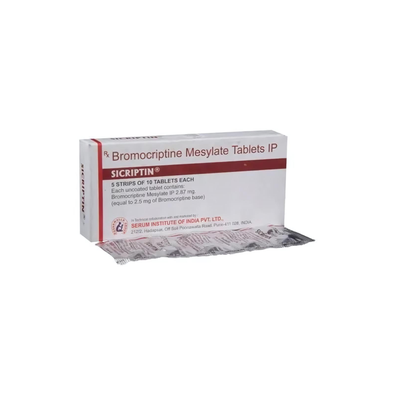 Sicriptin Tablet (Bromocriptine)