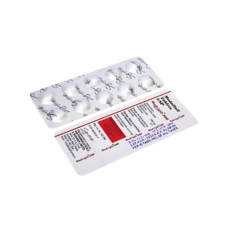 IVM_670_01 Modafinil 200mg – Wakefulness Promoting Medication for Sleep Disorders