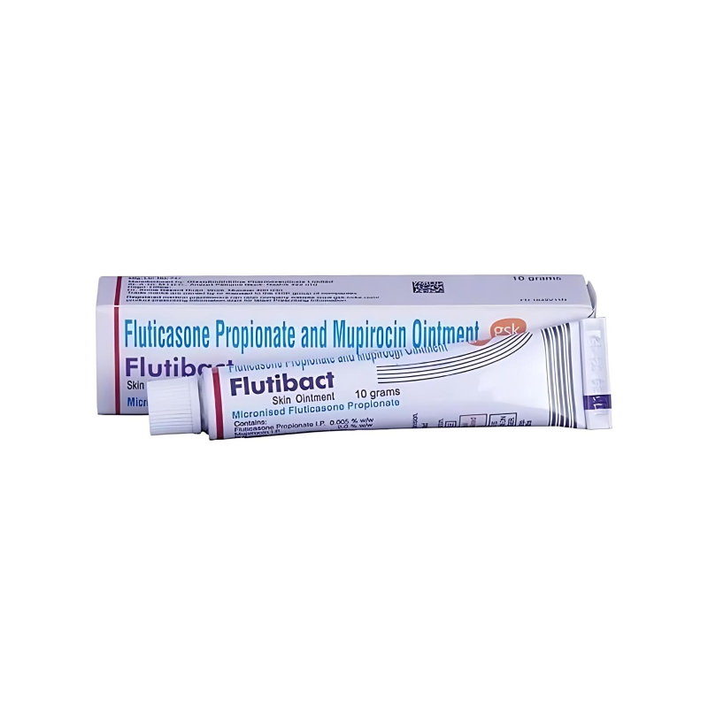 Flutibact Ointment (Fluticasone Propionate + Mupirocin)