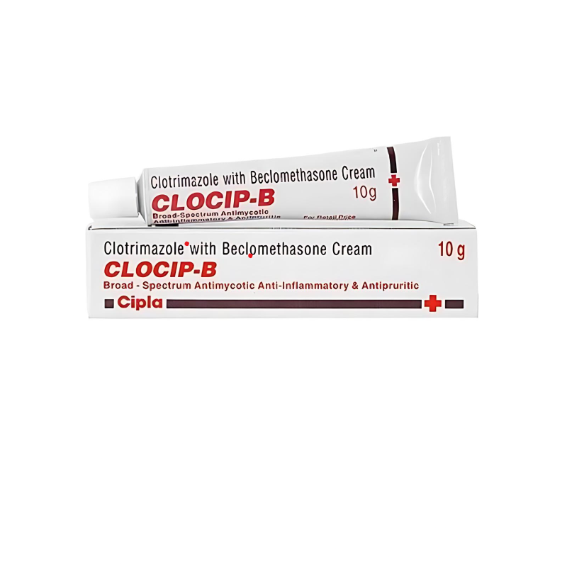Clocip B Cream (Clotrimazole/Beclometasone)