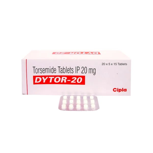 Dytor 20 mg Tablet (Torasemide 20 mg)