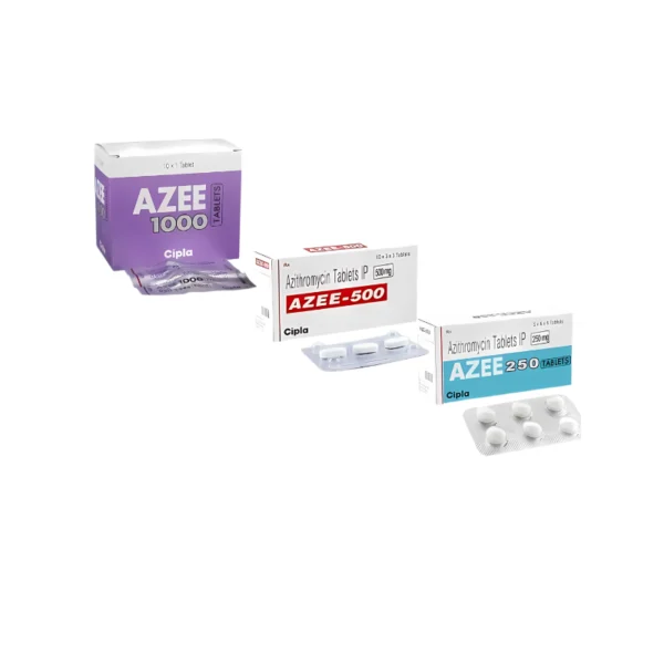IVM_802_01 Azee Tablet (Azithromycin) – Broad-Spectrum Antibiotic for Bacterial Infections
