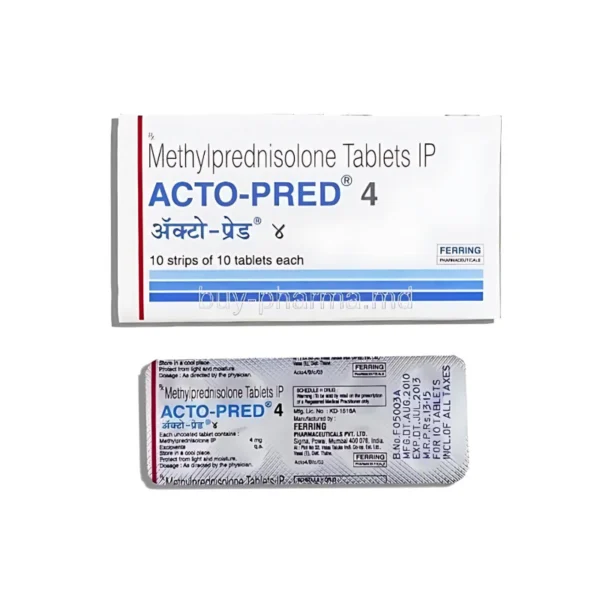IVM_875_01 Actopred Injection (Methylprednisolone) – Steroid for Inflammation, Allergies, and Autoimmune Conditions