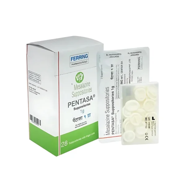 Pentasa Suppository 1g (Mesalamine)