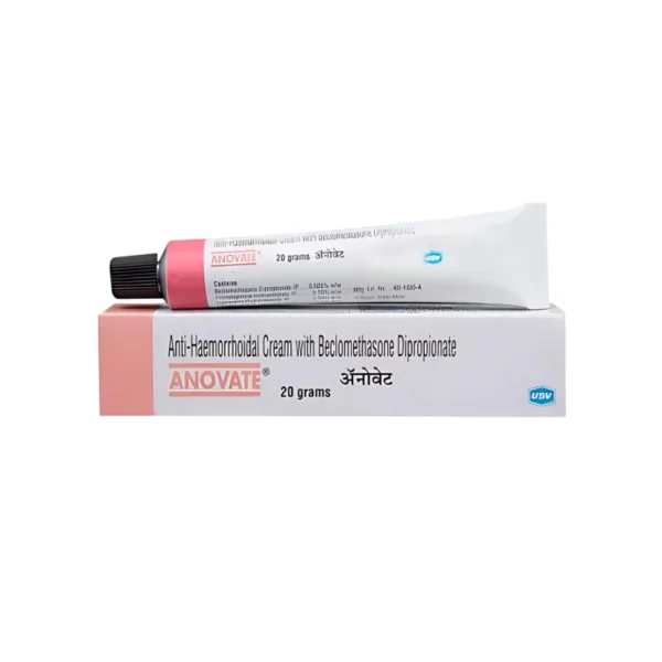 Anovate Cream (Beclometasone/Lidocaine/Ph