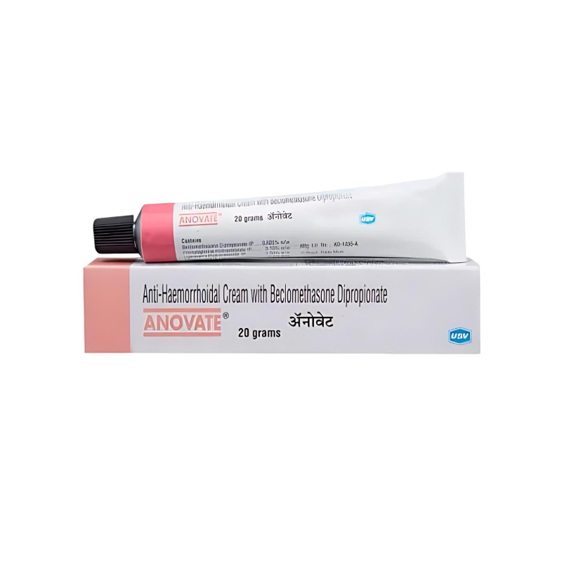 Anovate Cream (Beclometasone/Lidocaine/Ph