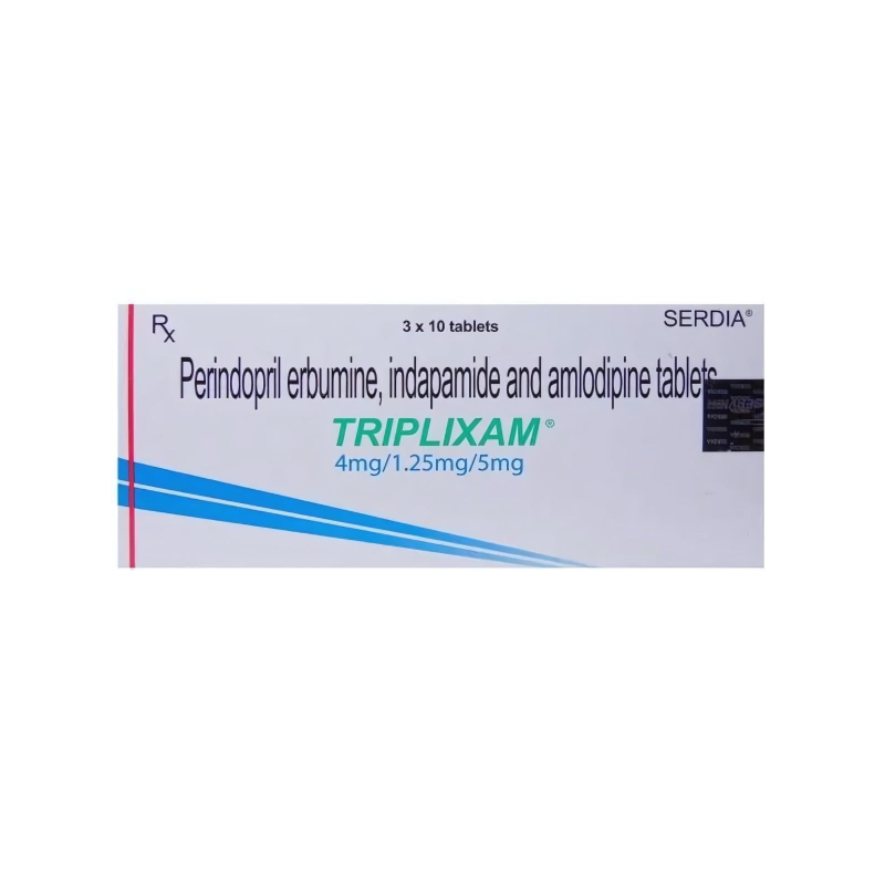 Triplixam Tablet (Perindopril erbumine & Indapamide and Amlodipine)