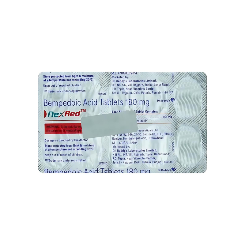 Nexred Tablet (Bempedoic acid)